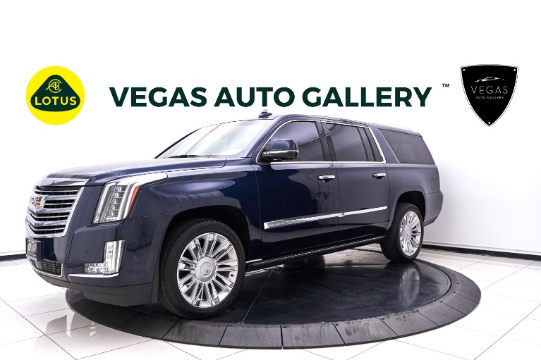 Used 2018 Cadillac Escalade ESV Platinum Edition for sale $73,800 at Lotus Cars Las Vegas in Las Vegas NV