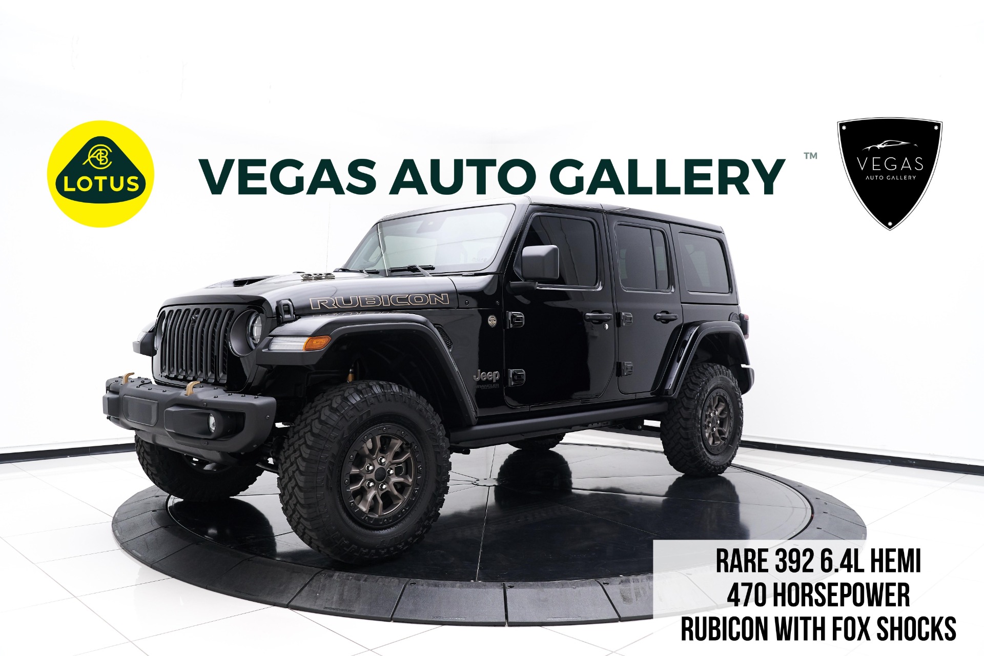 Used 2022 Jeep Wrangler Unlimited Rubicon 392 For Sale (Sold) | Lotus Cars  Las Vegas Stock #V112590
