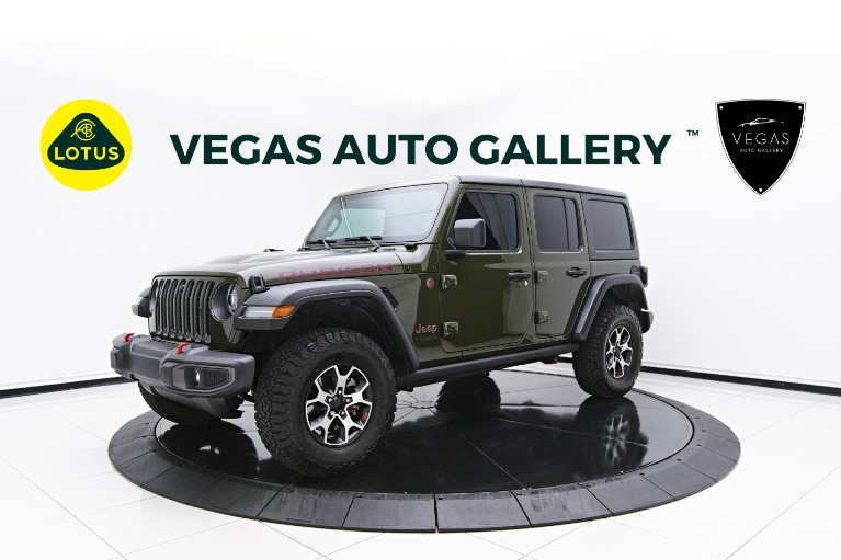 Used 2021 Jeep Wrangler Unlimited Rubicon for sale $54,800 at Lotus Cars Las Vegas in Las Vegas NV