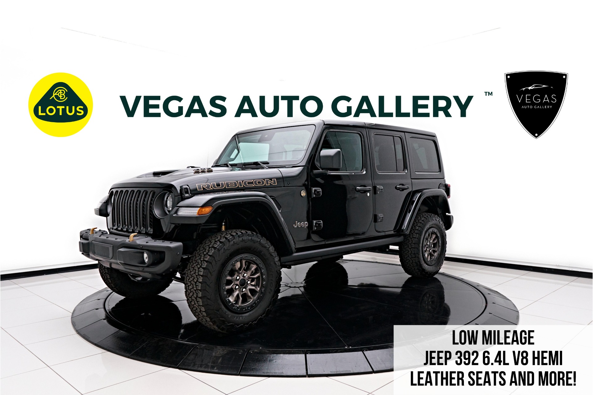 Used 2022 Jeep Wrangler Unlimited Rubicon 392 For Sale (Sold) | Lotus Cars Las Vegas Stock #V232582 Used 2022 Jeep Wrangler Unlimited Rubicon 392 For Sale (Sold) | Lotus Cars Las Vegas Stock #V232582