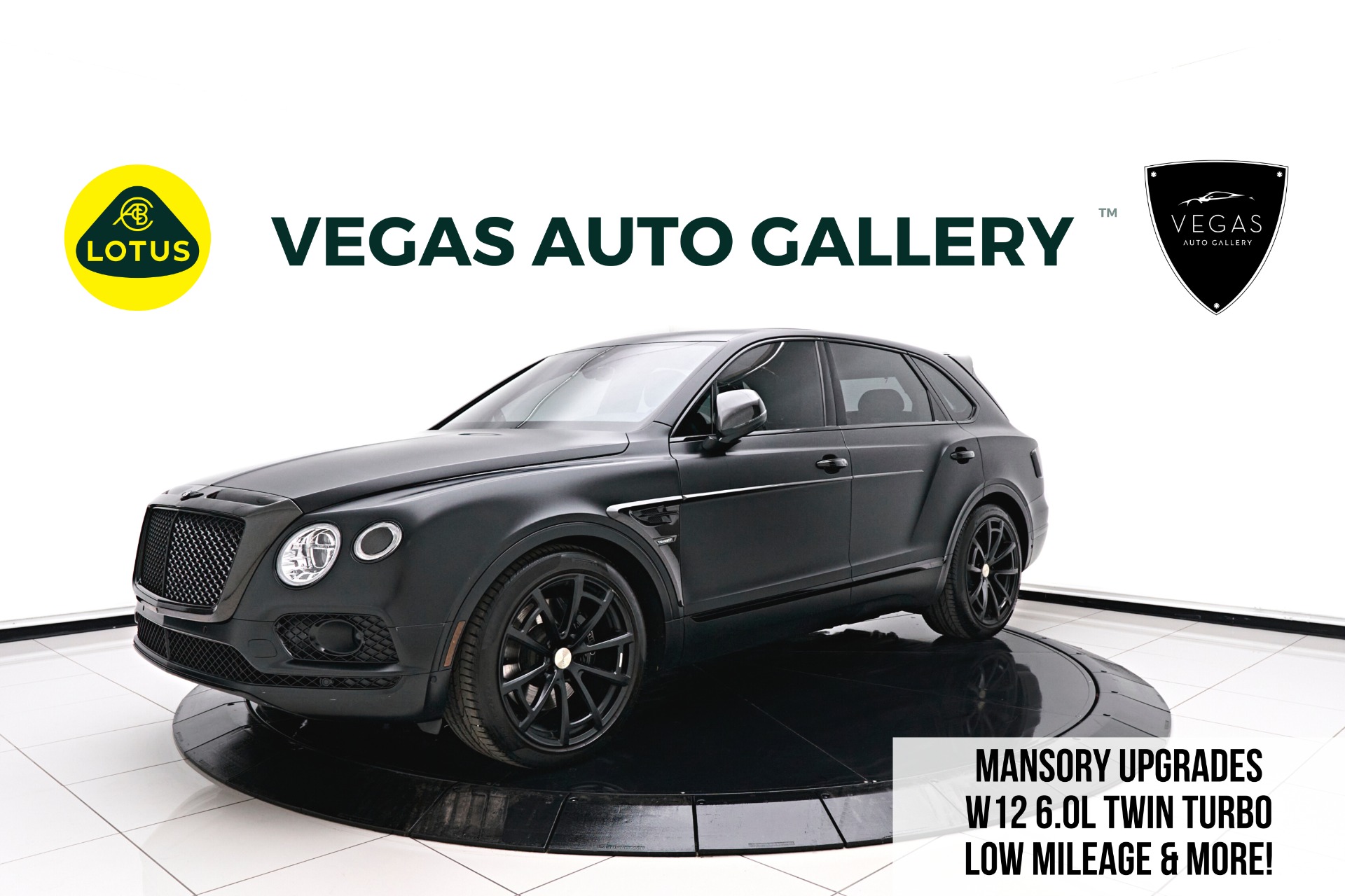 Used 2018 Bentley Bentayga W12 For Sale (Sold) Lotus Cars Las Vegas