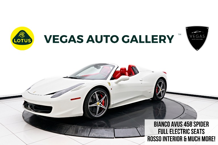 Used 2015 Ferrari 458 Spider Base for sale $238,800 at Lotus Cars Las Vegas in Las Vegas NV