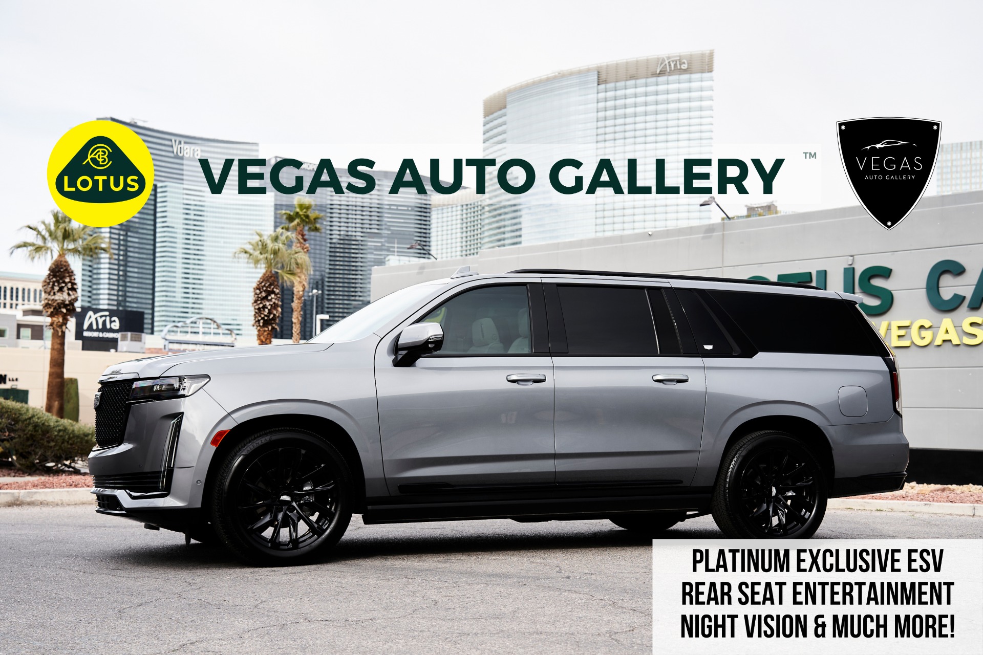 Used 2021 Cadillac Escalade ESV Sport Platinum For Sale (Sold) Lotus Cars Las Vegas Stock V379878