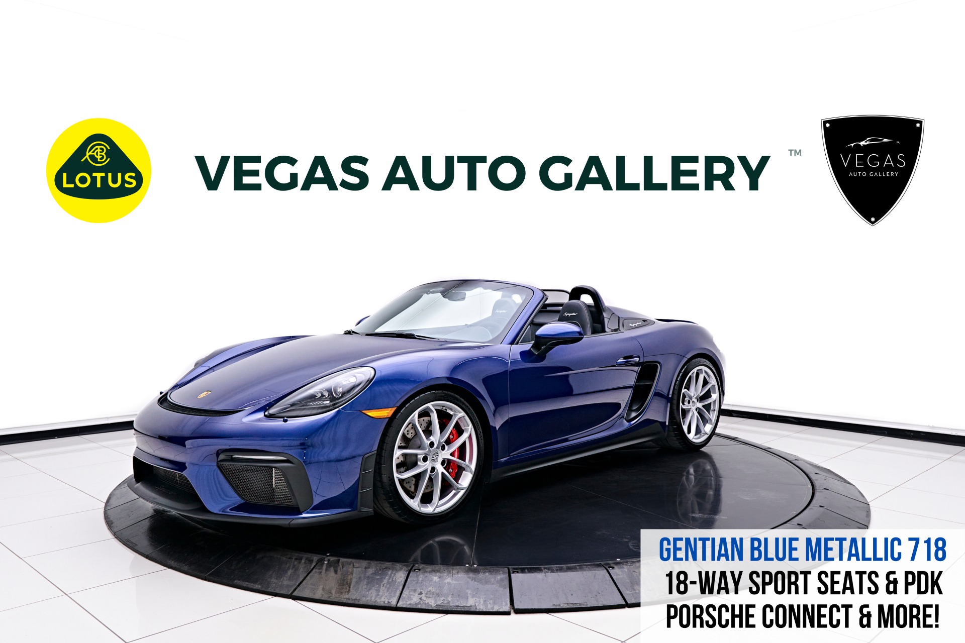 Used 2021 Porsche 718 Spyder Base For Sale (Sold) | Lotus Las