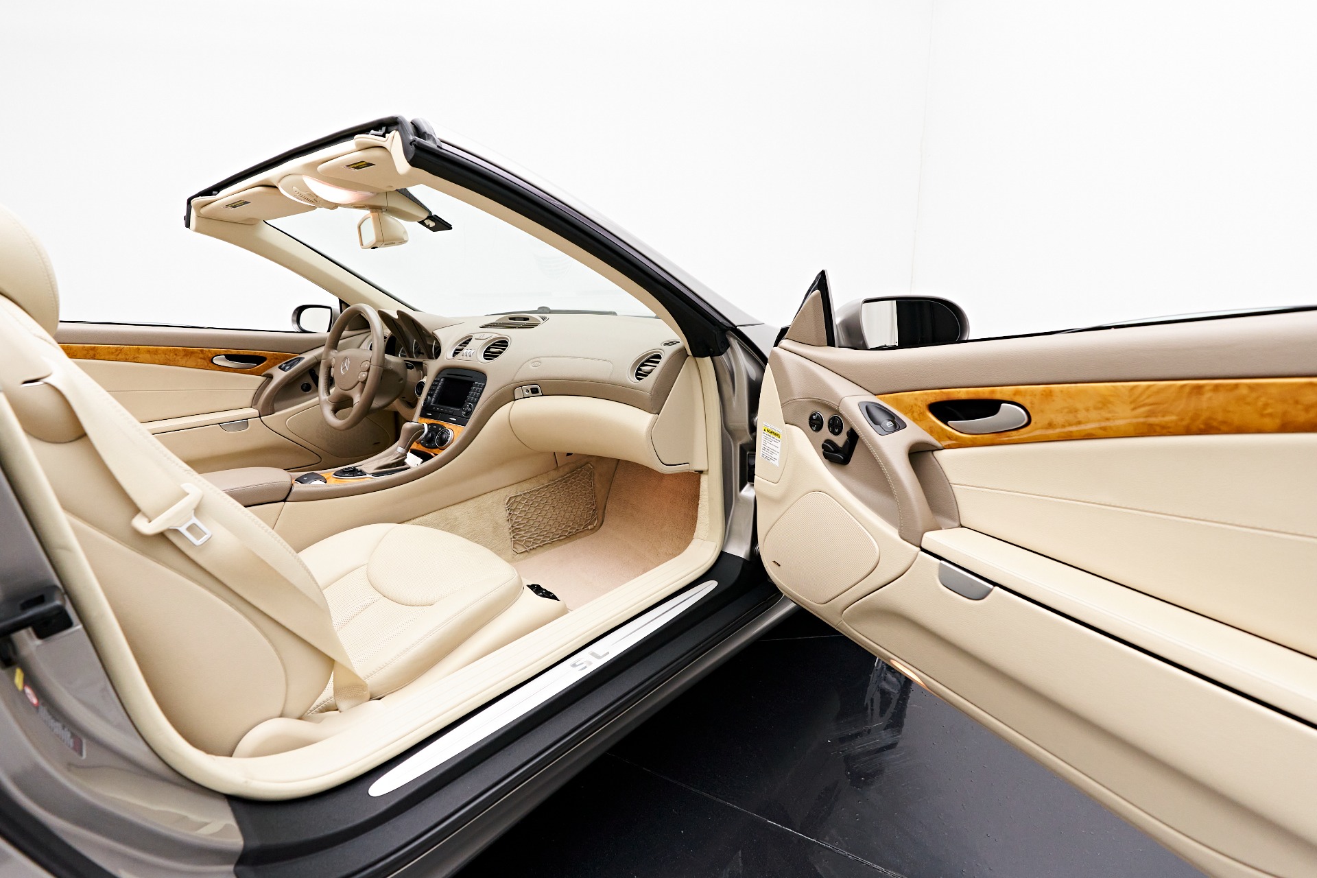 Mercedes Convertible Beige Interior