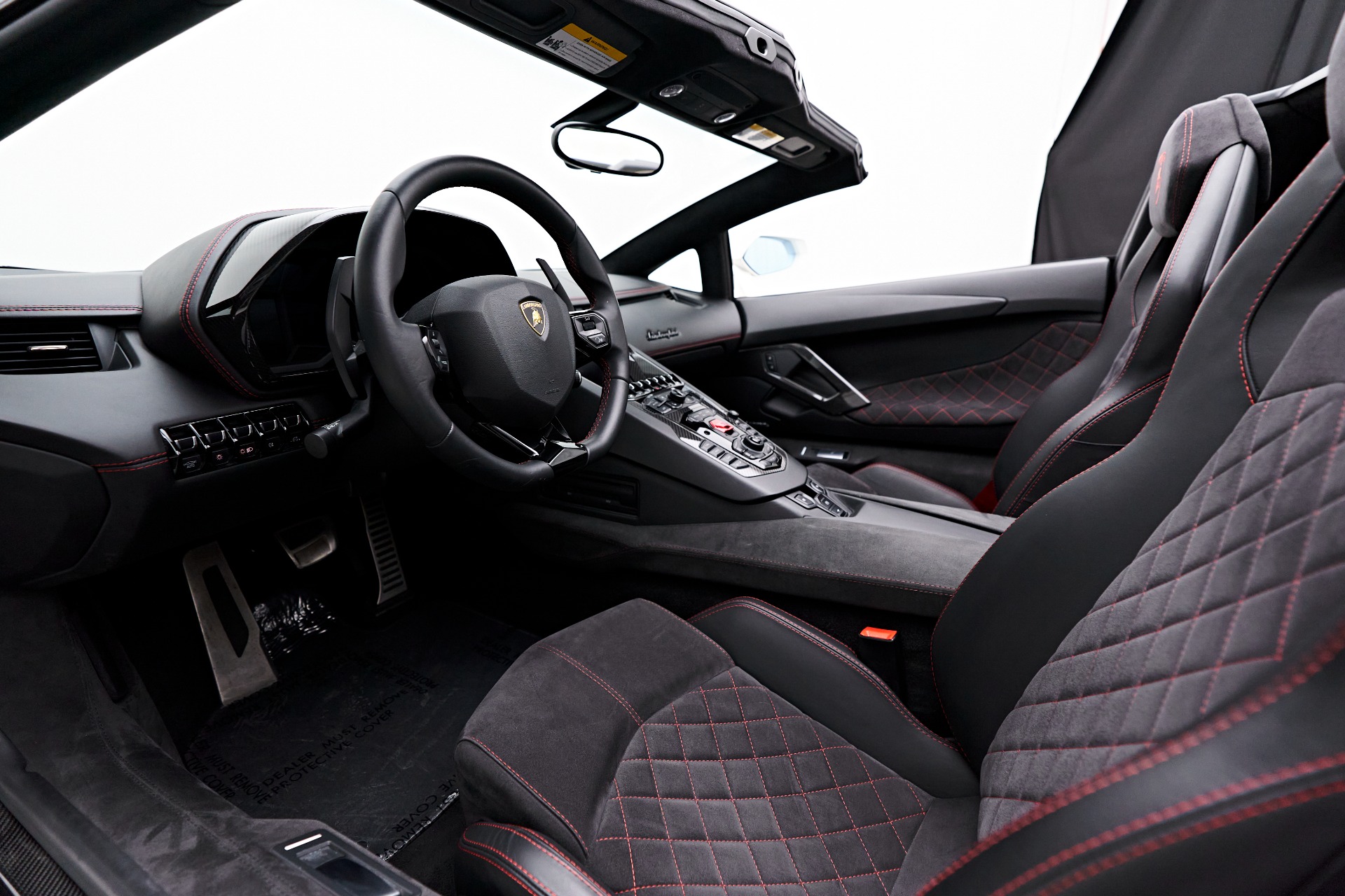 Lamborghini Aventador Interior Black
