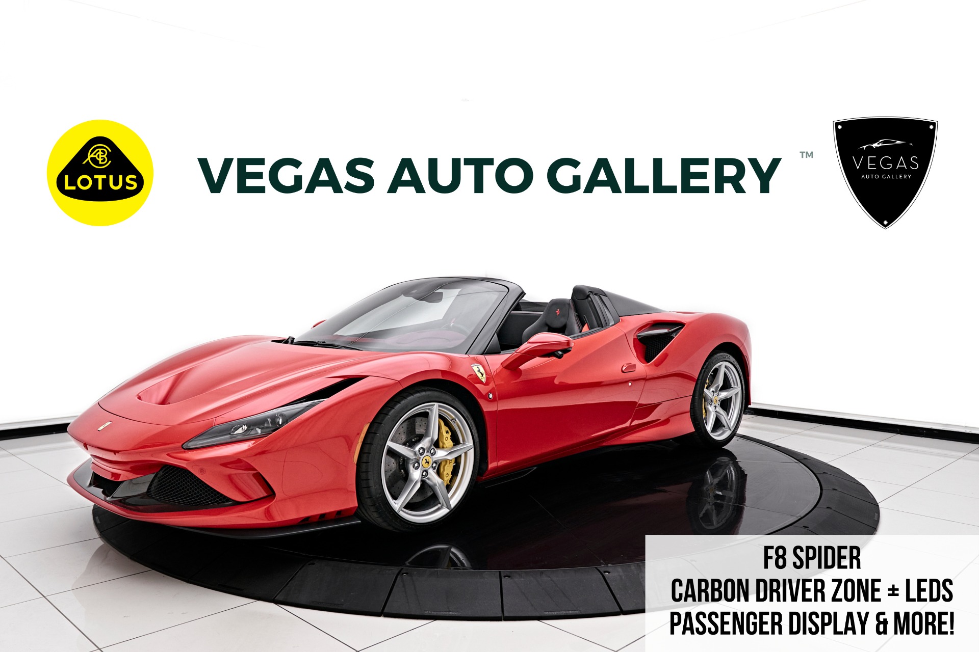Used 2023 Ferrari F8 Spider Base For Sale (Sold) | Lotus Las Vegas