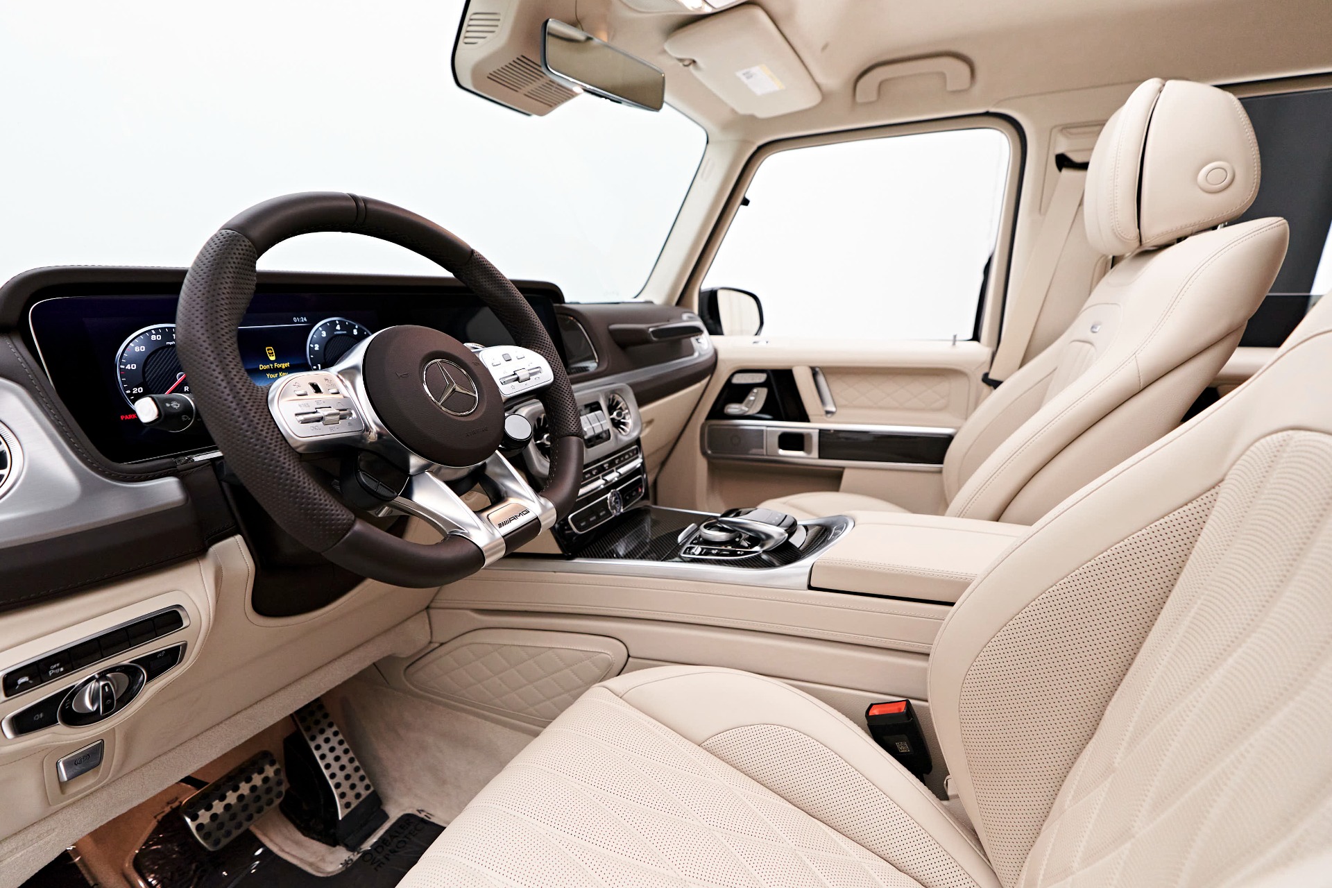 Mercedes G Wagon Cream Interior