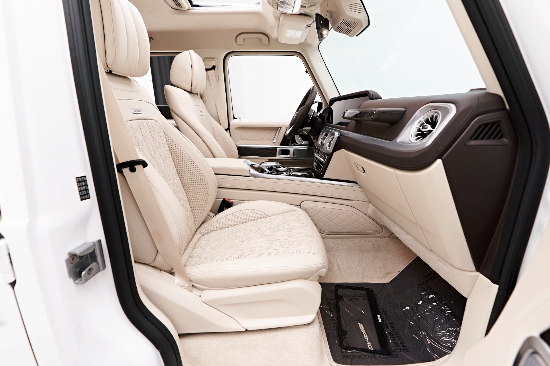 Mercedes G Wagon Cream Interior