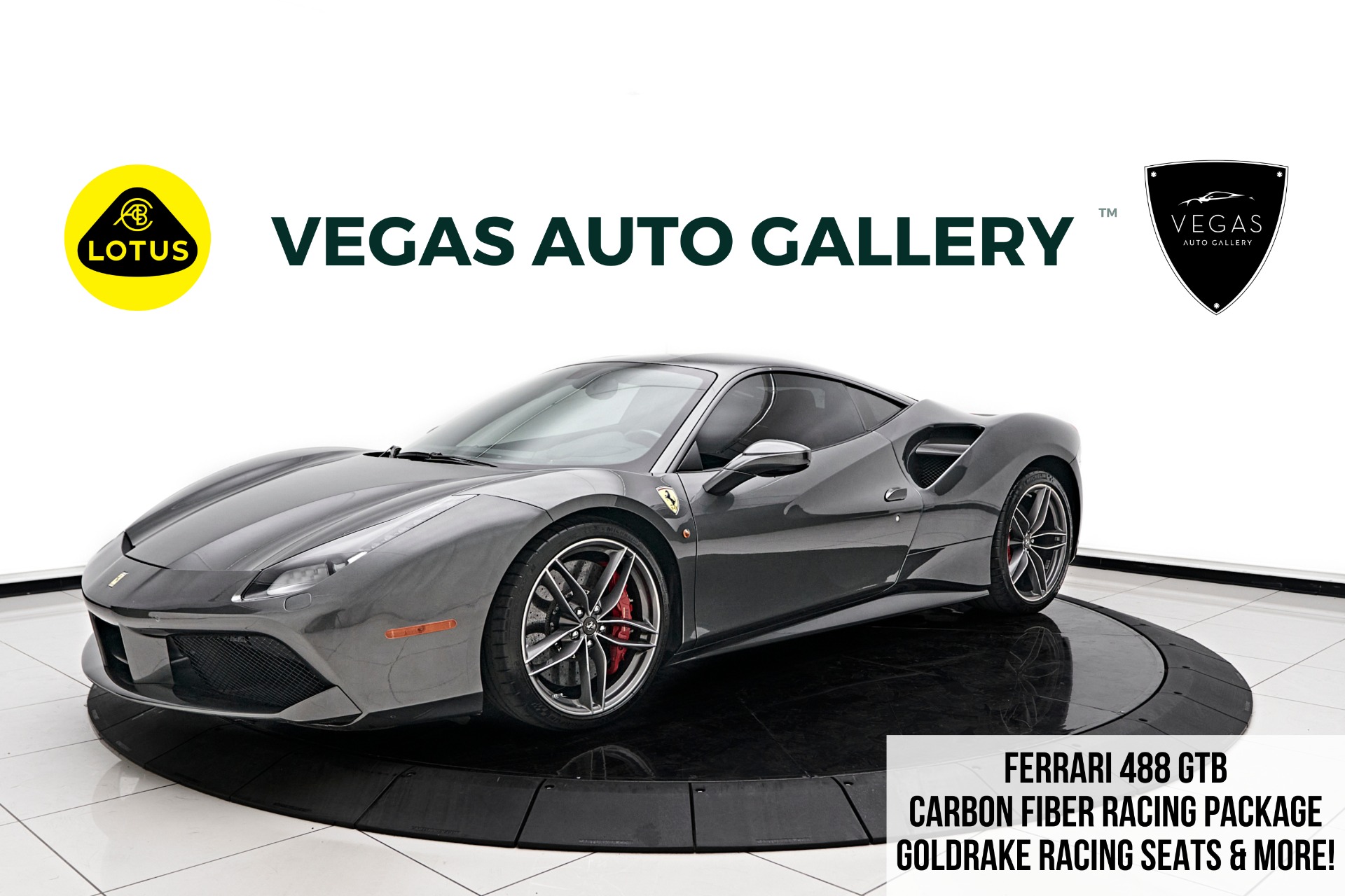Used 2018 Ferrari 488 GTB Base For Sale (Sold) | Lotus Las Vegas