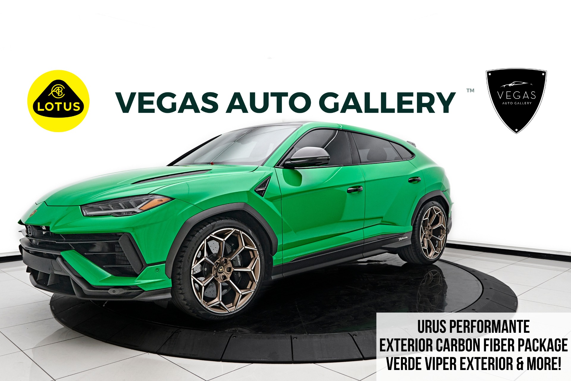 Lamborghini Urus Performance Vert Viper - Miniature Looksmart 1/43 - Modèle Neuf