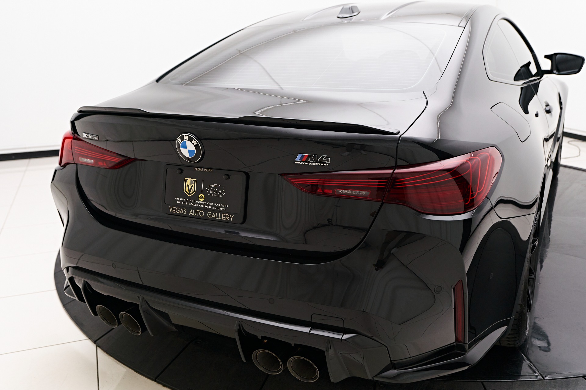 Bmw M4 Black Rear