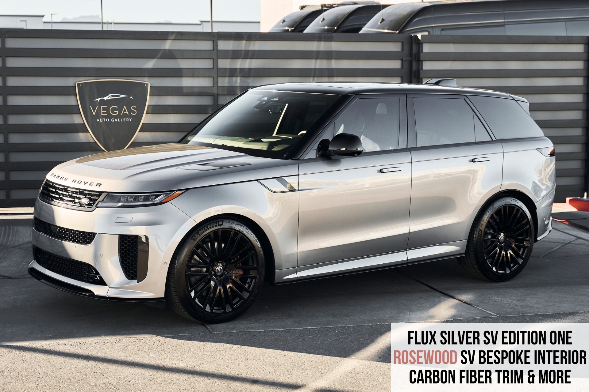 【USED】SND x L S5 Classical Color 2in1 Used 2024 Land Rover Range Rover Sport SV Edition One Flux Silver