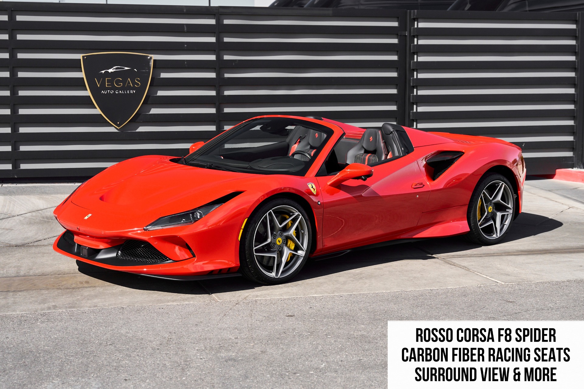 Used 2022 Ferrari F8 Spider Base For Sale (Sold) | Lotus Las Vegas