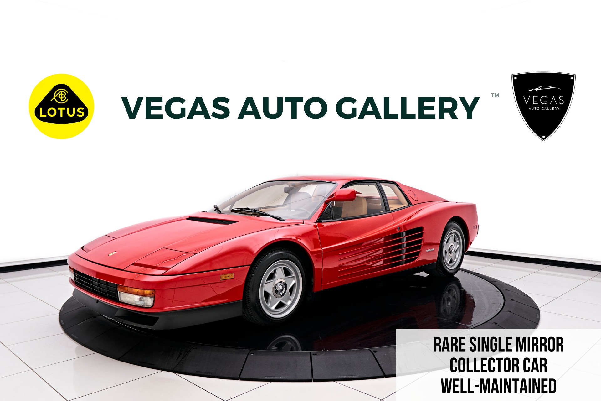Used 1985 Ferrari Testarossa Coupe For Sale Sold Lotus Cars Las Vegas Stock Stk057953
