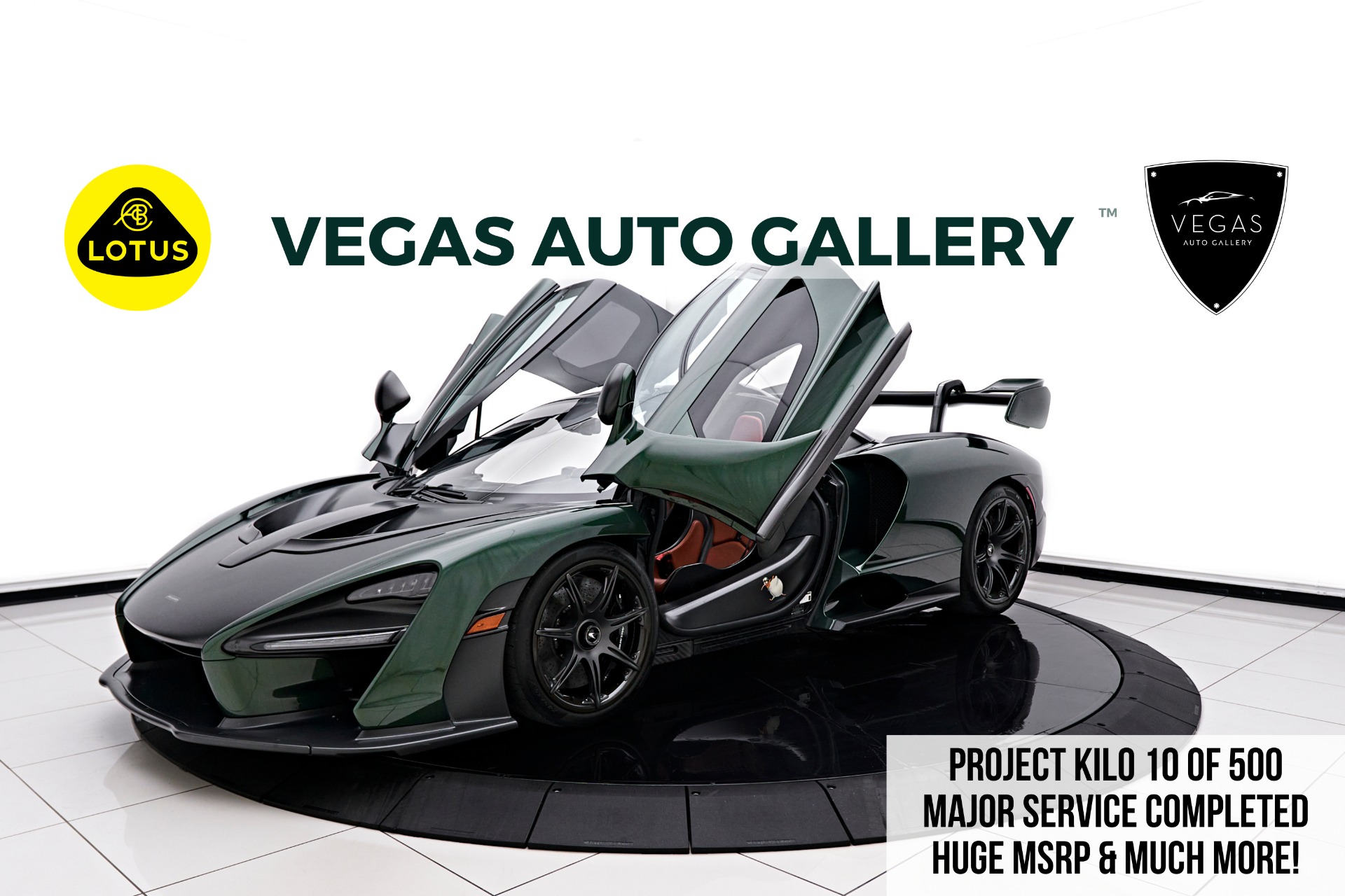 Used 2019 McLaren Senna For Sale (Sold) | Lotus Las Vegas Stock